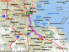 Map to CIT from the North